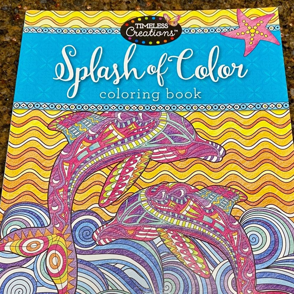 Splash Of Color Adult Coloring Book - Picture 2 of 11